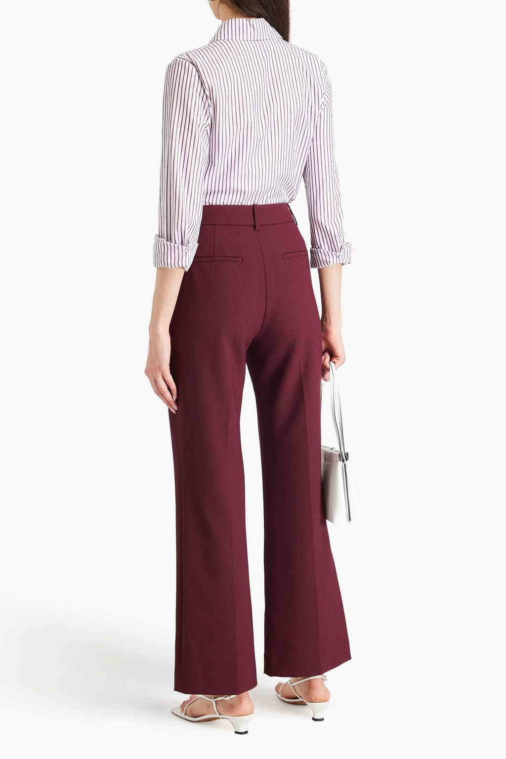 CLAUDIE PIERLOT Crepe bootcut pants