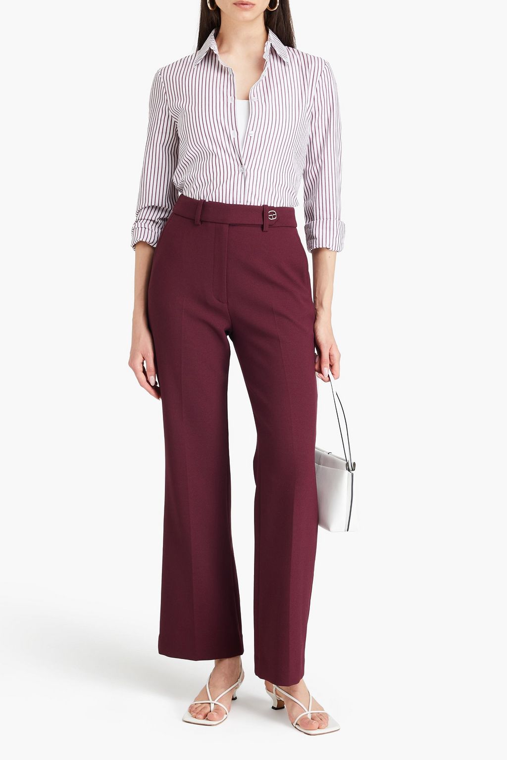 CLAUDIE PIERLOT Crepe bootcut pants