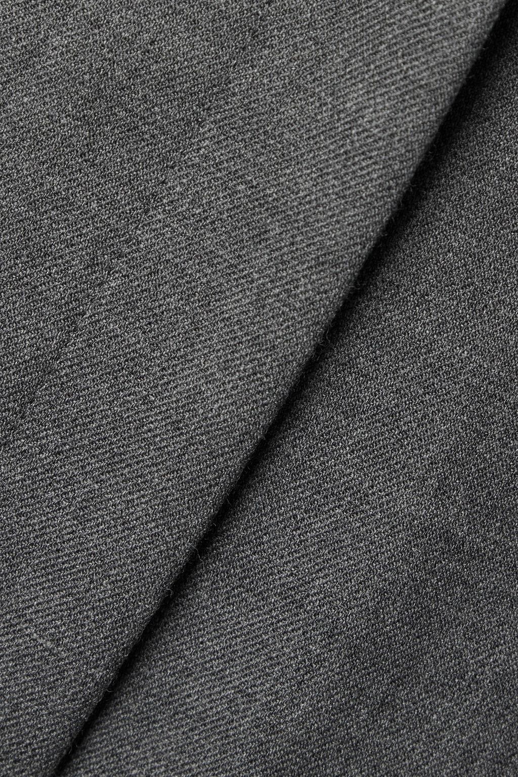 NILI LOTAN Dillon pleated wool-twill wide-leg pants