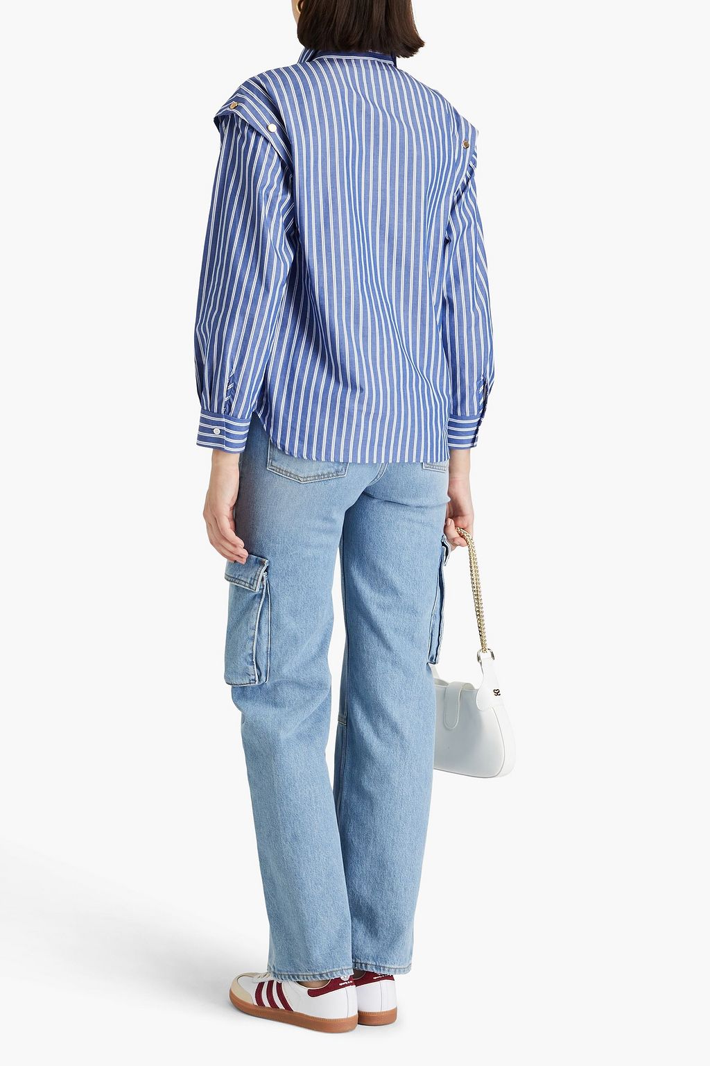 SANDRO Striped Oxford shirt