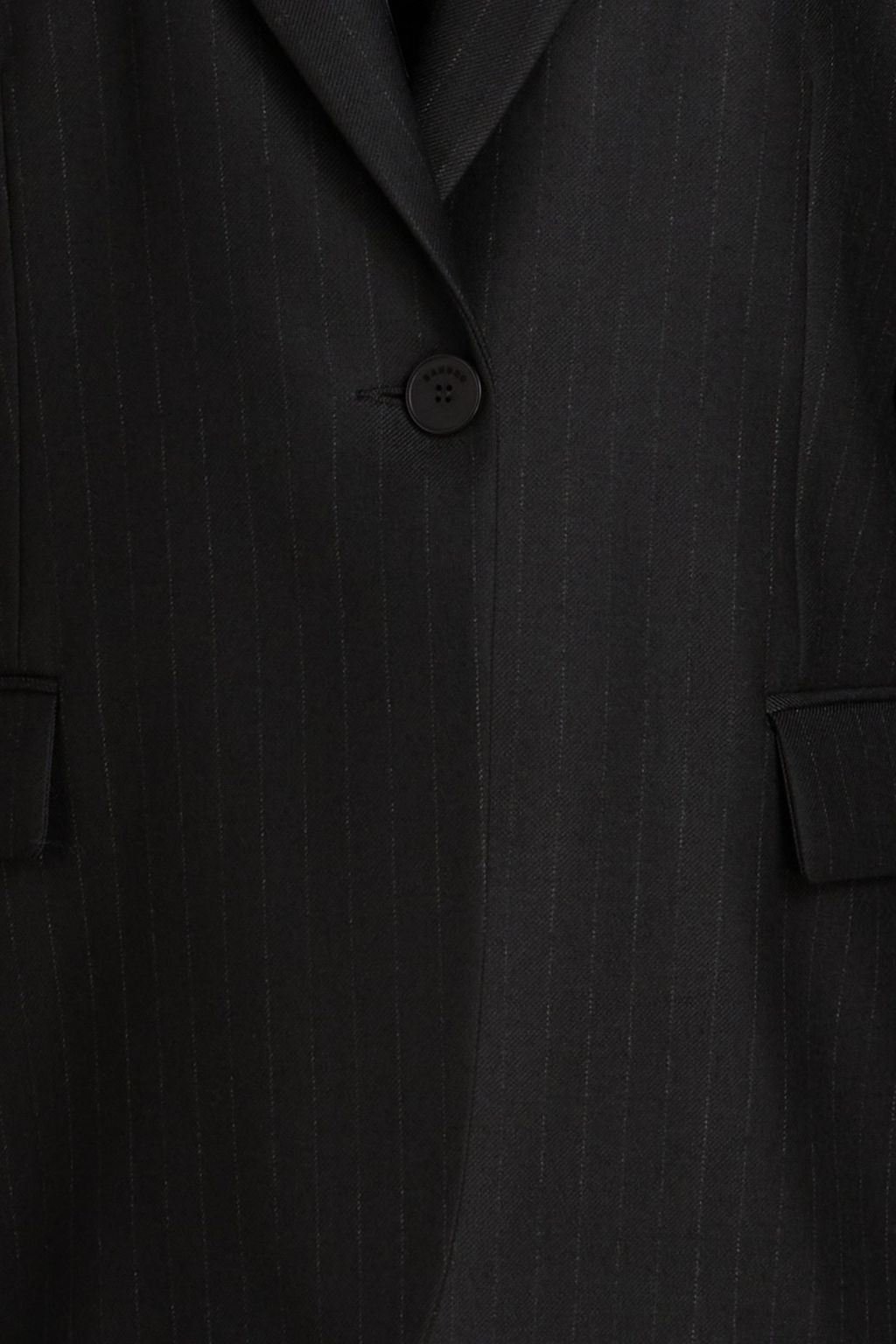 SANDRO Pinstriped twill blazer