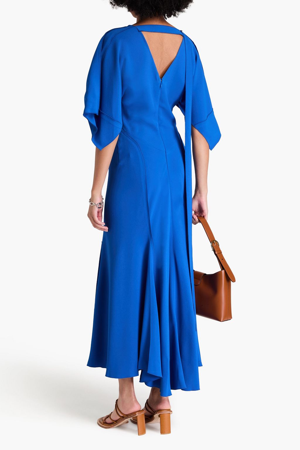 VICTORIA BECKHAM Crepe midi dress