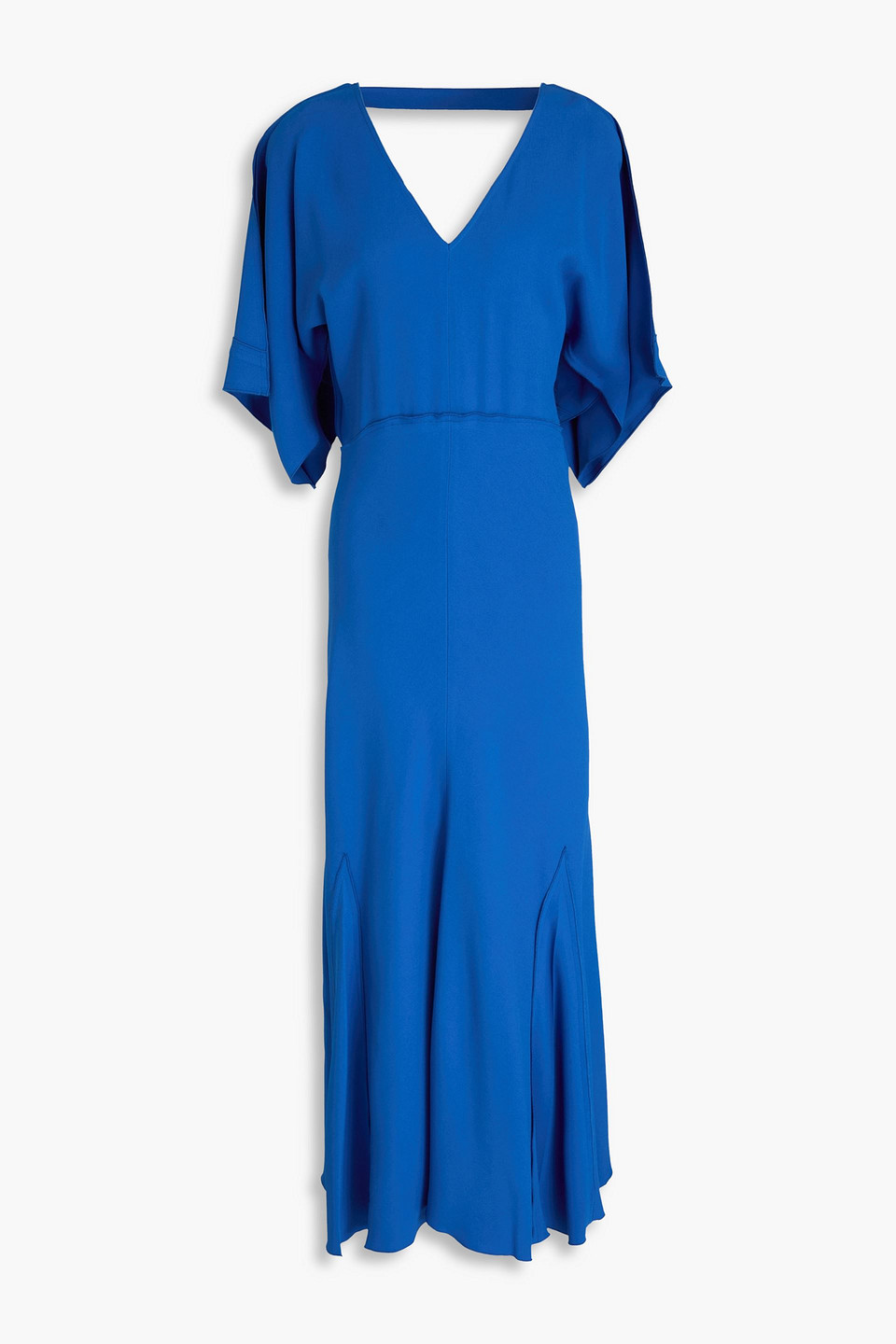 Victoria Beckham - Crepe midi dress - Blue - UK 8