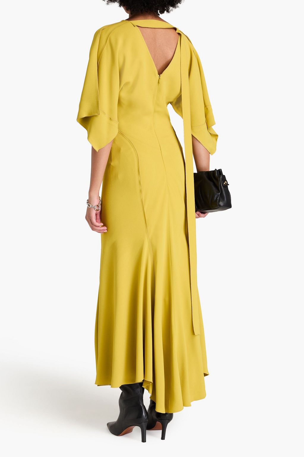 VICTORIA BECKHAM Crepe midi dress