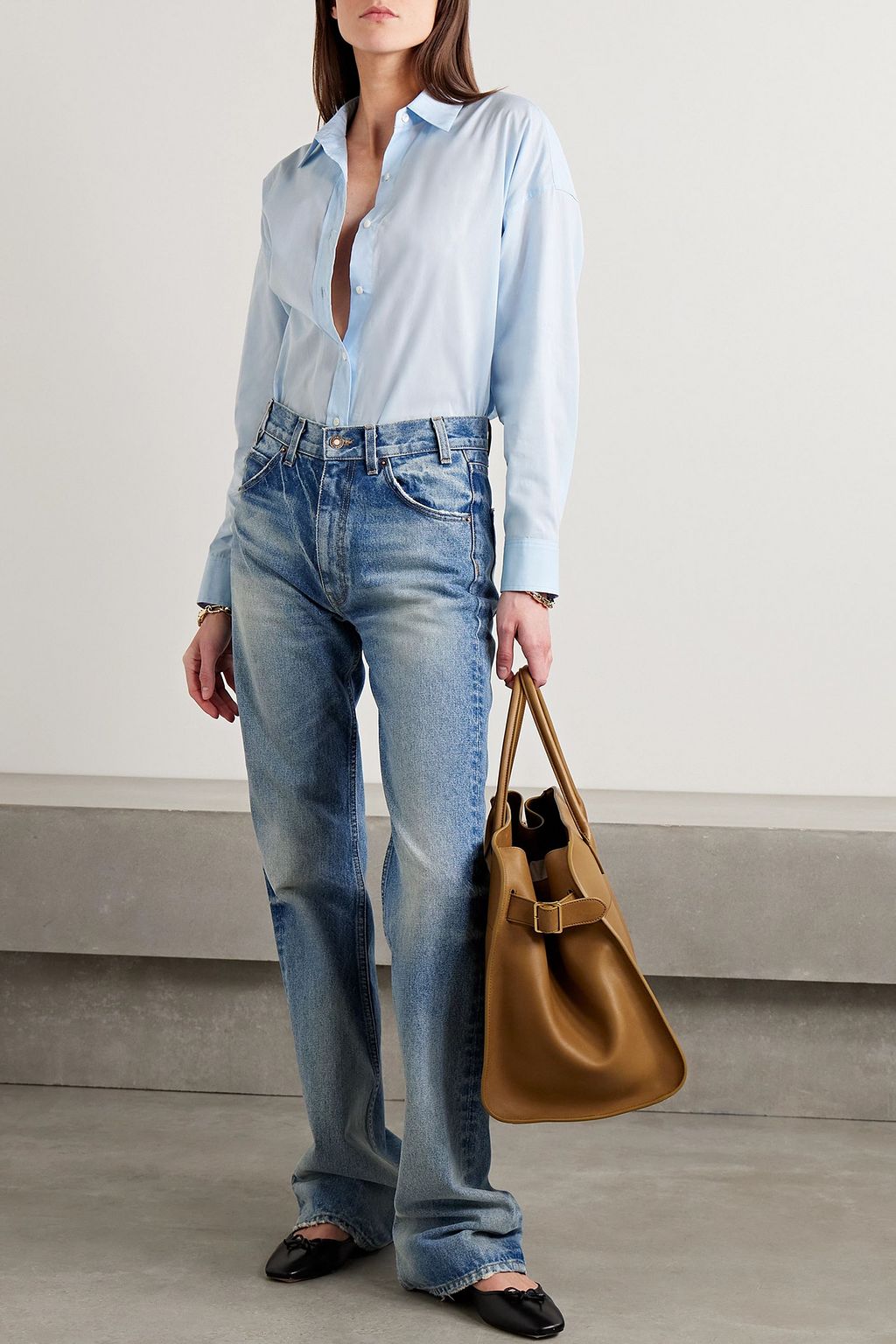 NILI LOTAN Mael cotton-poplin shirt