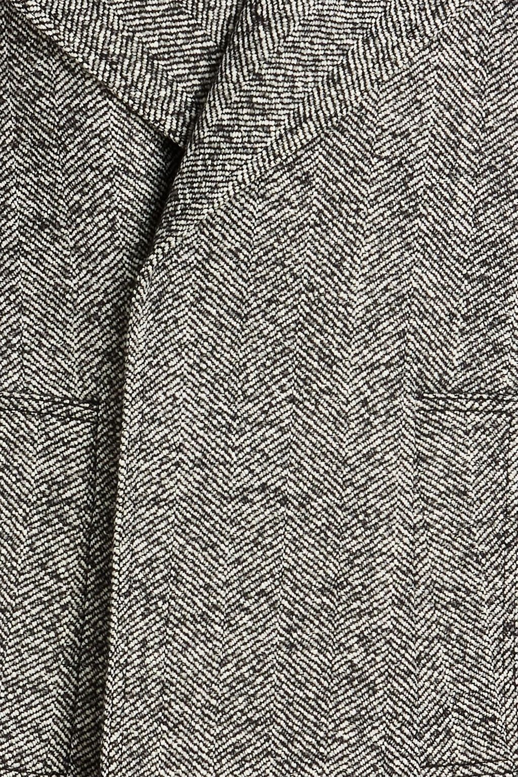VICTORIA BECKHAM Wool-blend herringbone coat
