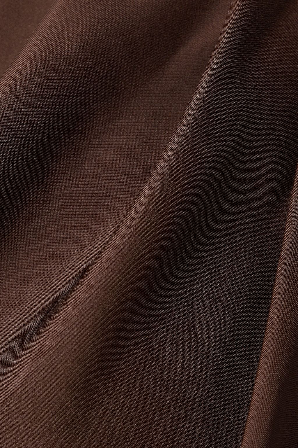 GAUGE81 Toho one-shoulder draped silk tunic