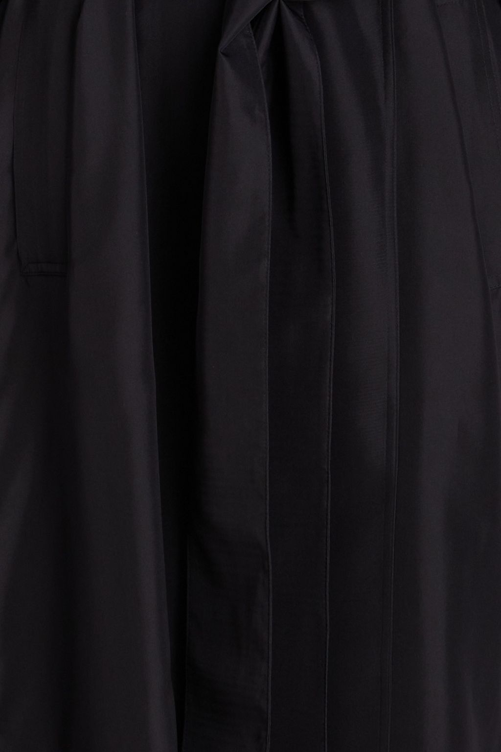 VICTORIA BECKHAM Belted silk-habotai trench coat