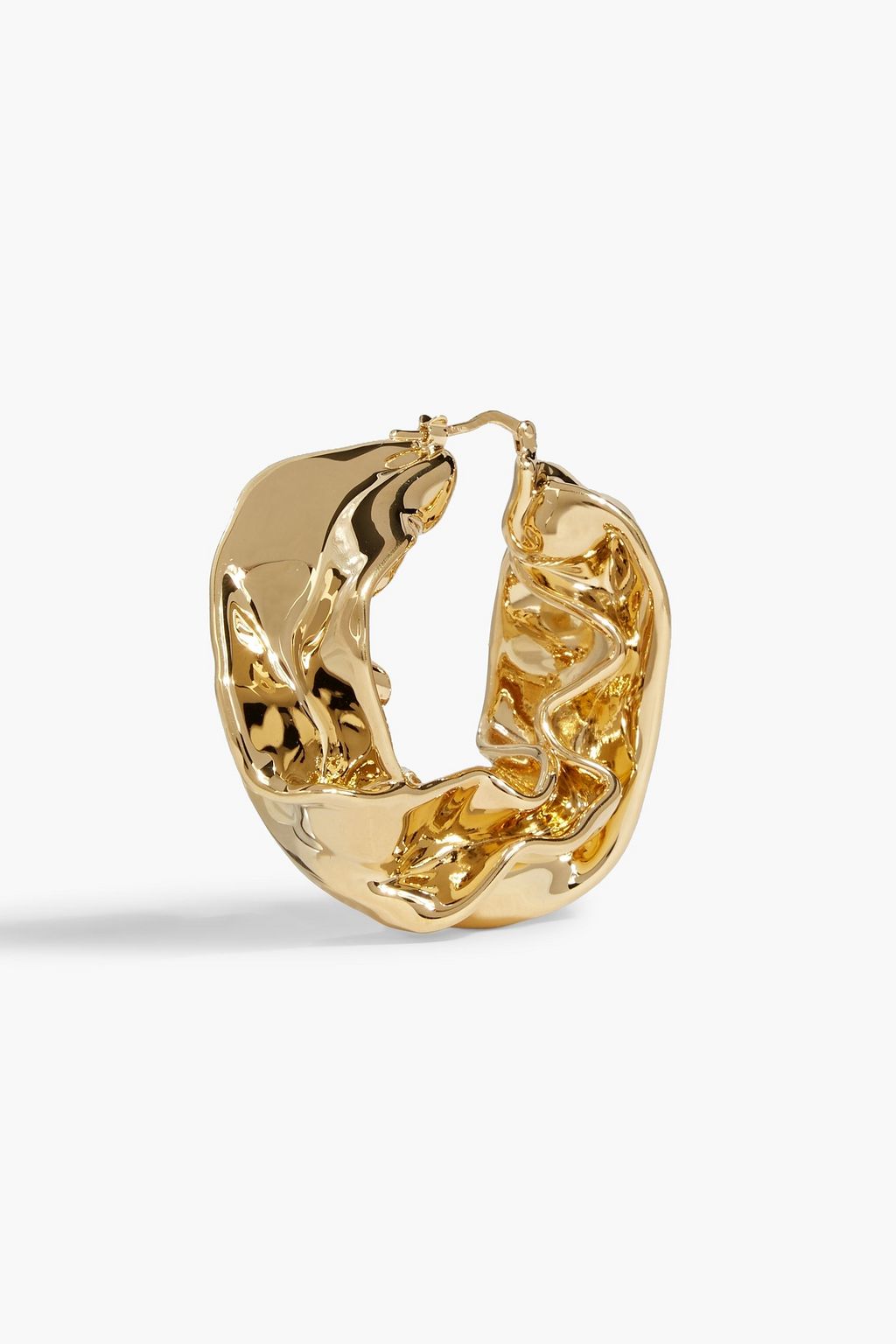 OSCAR DE LA RENTA Gold-tone hoop earrings