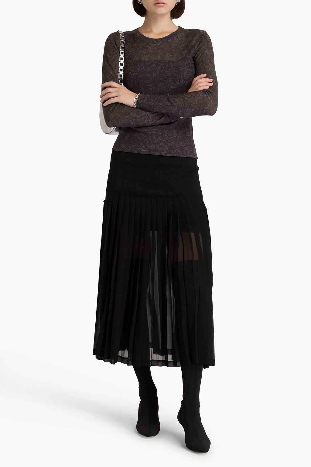 AUTUMN CASHMERE كنزة رياضية من الكشمير