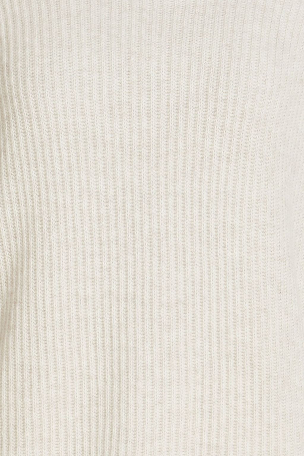 AUTUMN CASHMERE كنزة رياضية بياقة عالية مصنوعة من الكشمير بتصميم مضلّع
