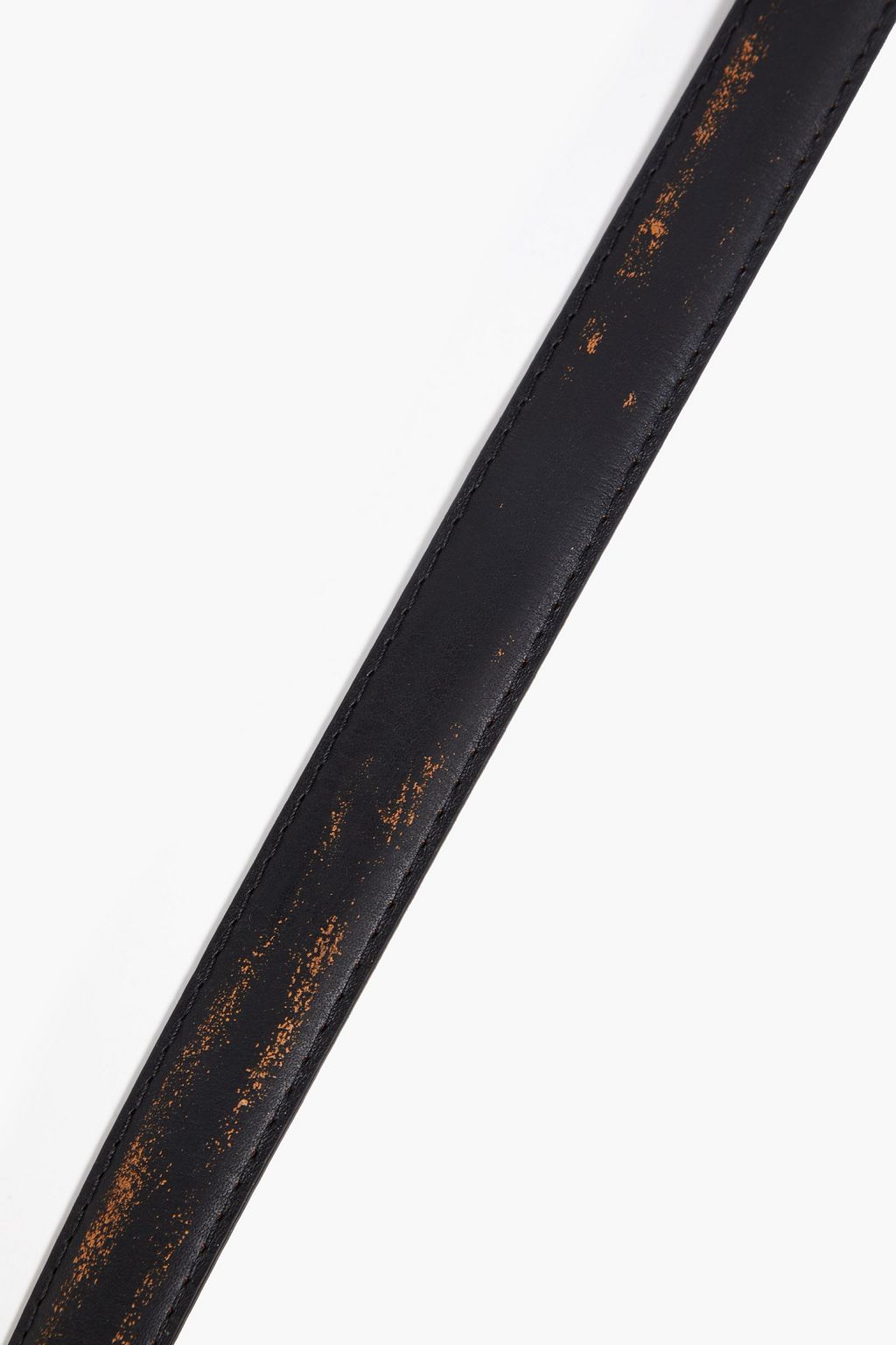 SANDRO Distressed leather belt