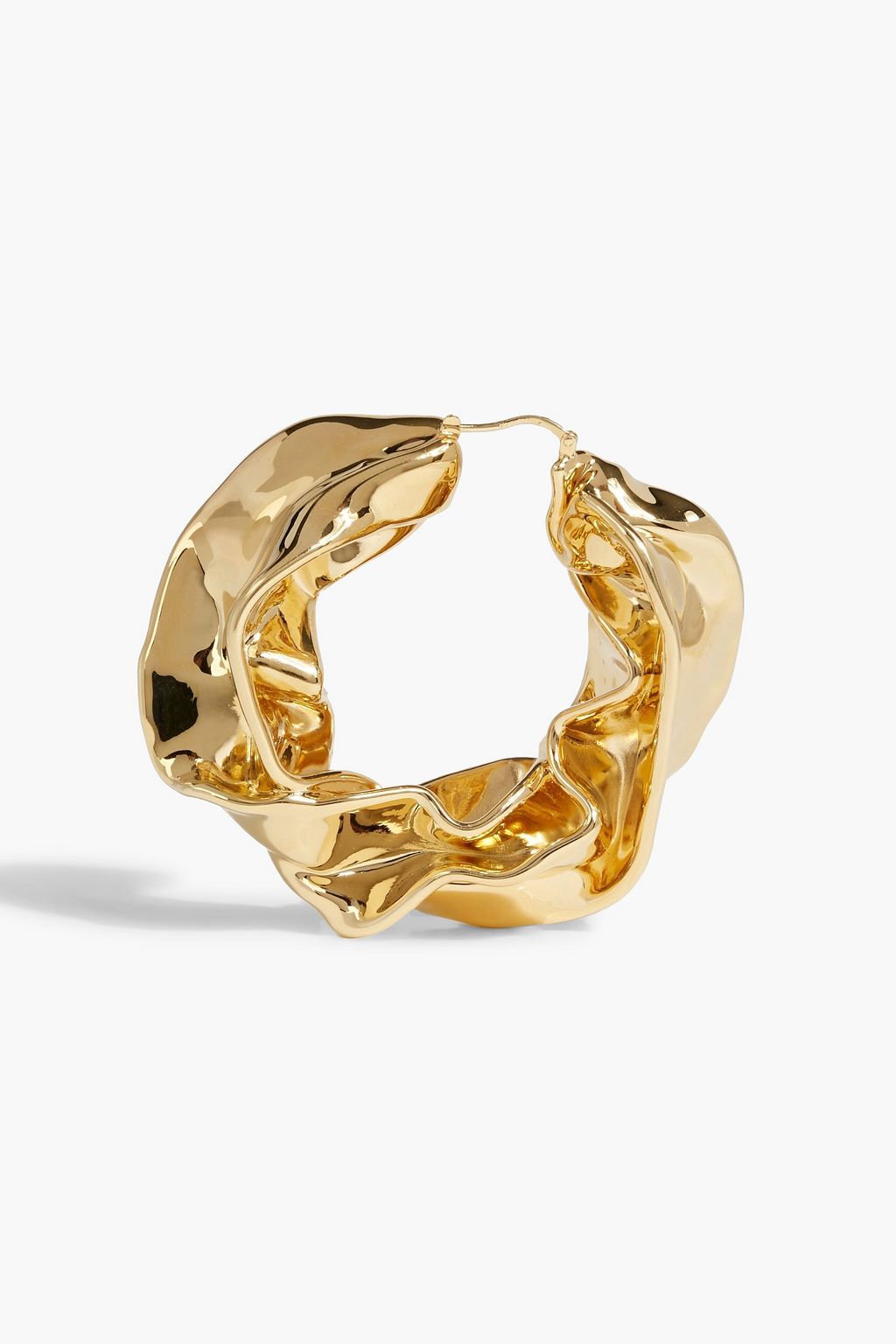 OSCAR DE LA RENTA Gold-tone hoop earrings
