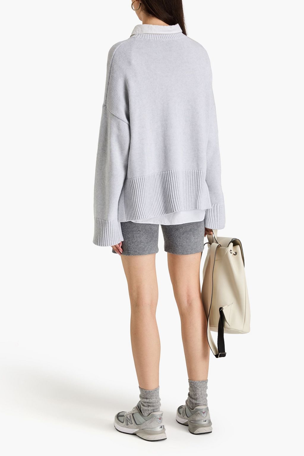 COTTON BY AUTUMN CASHMERE كنزة رياضية من القطن