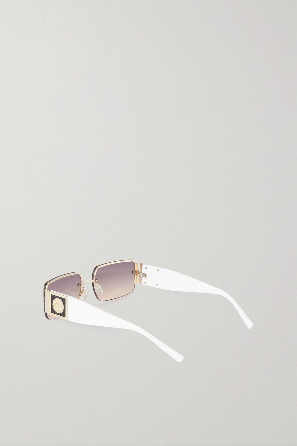 LE SPECS What I Need square-frame acetate and gold-tone sunglasses