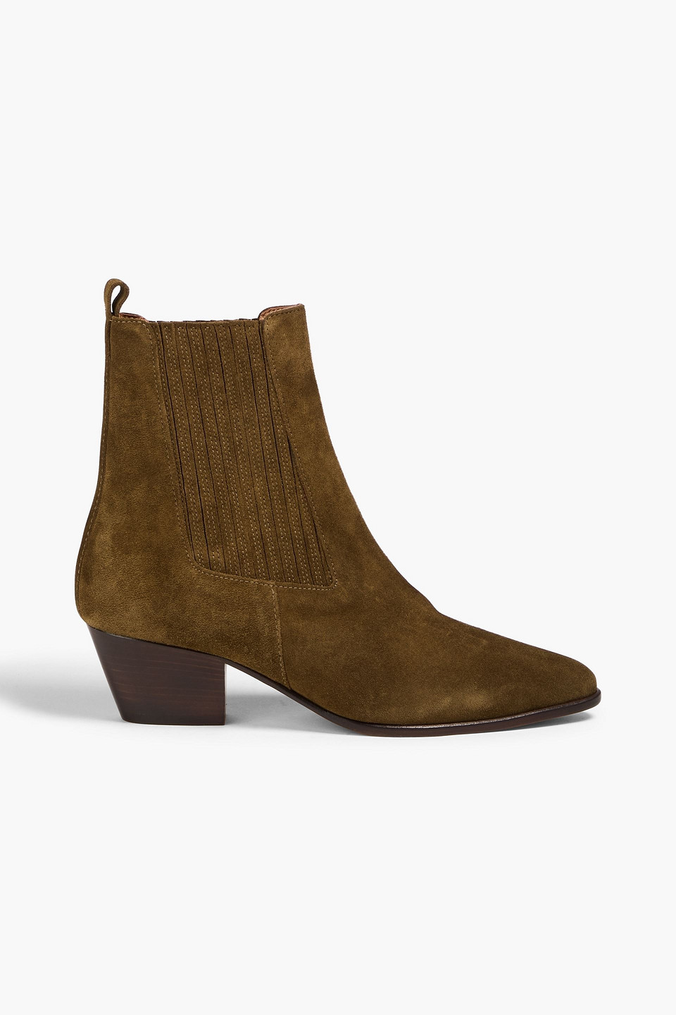 Suede ankle boots