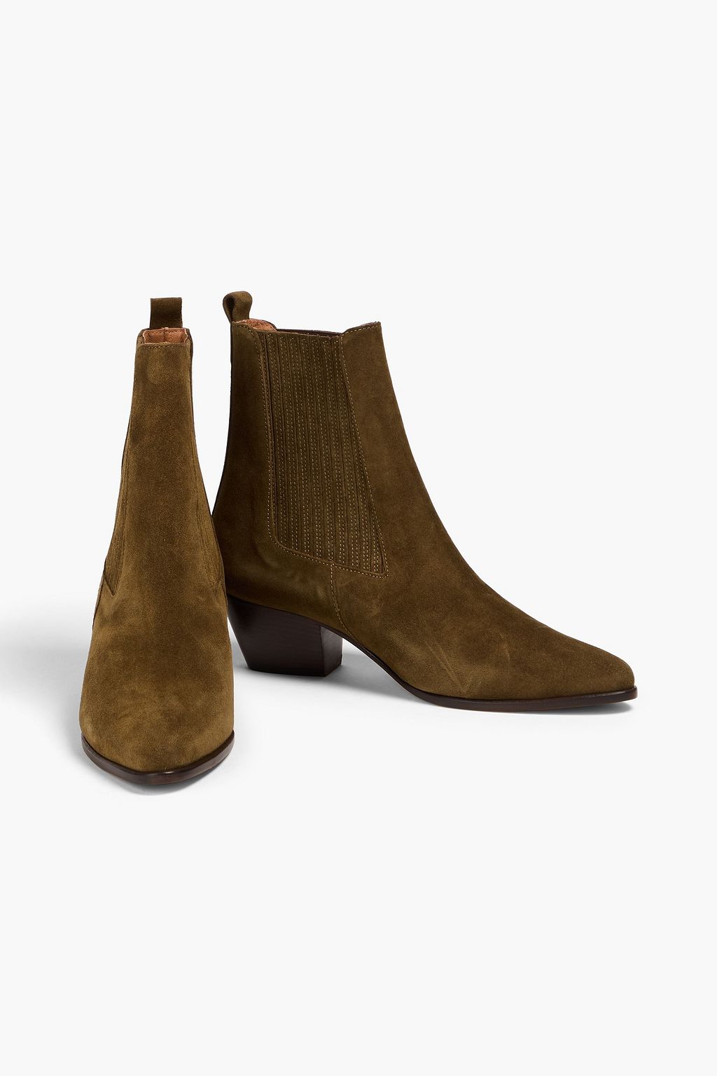 SANDRO Suede ankle boots