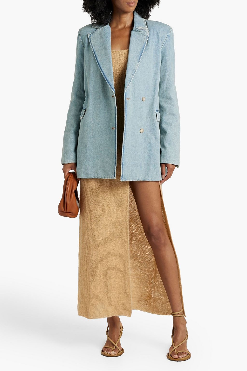 LOULOU STUDIO Mina denim blazer