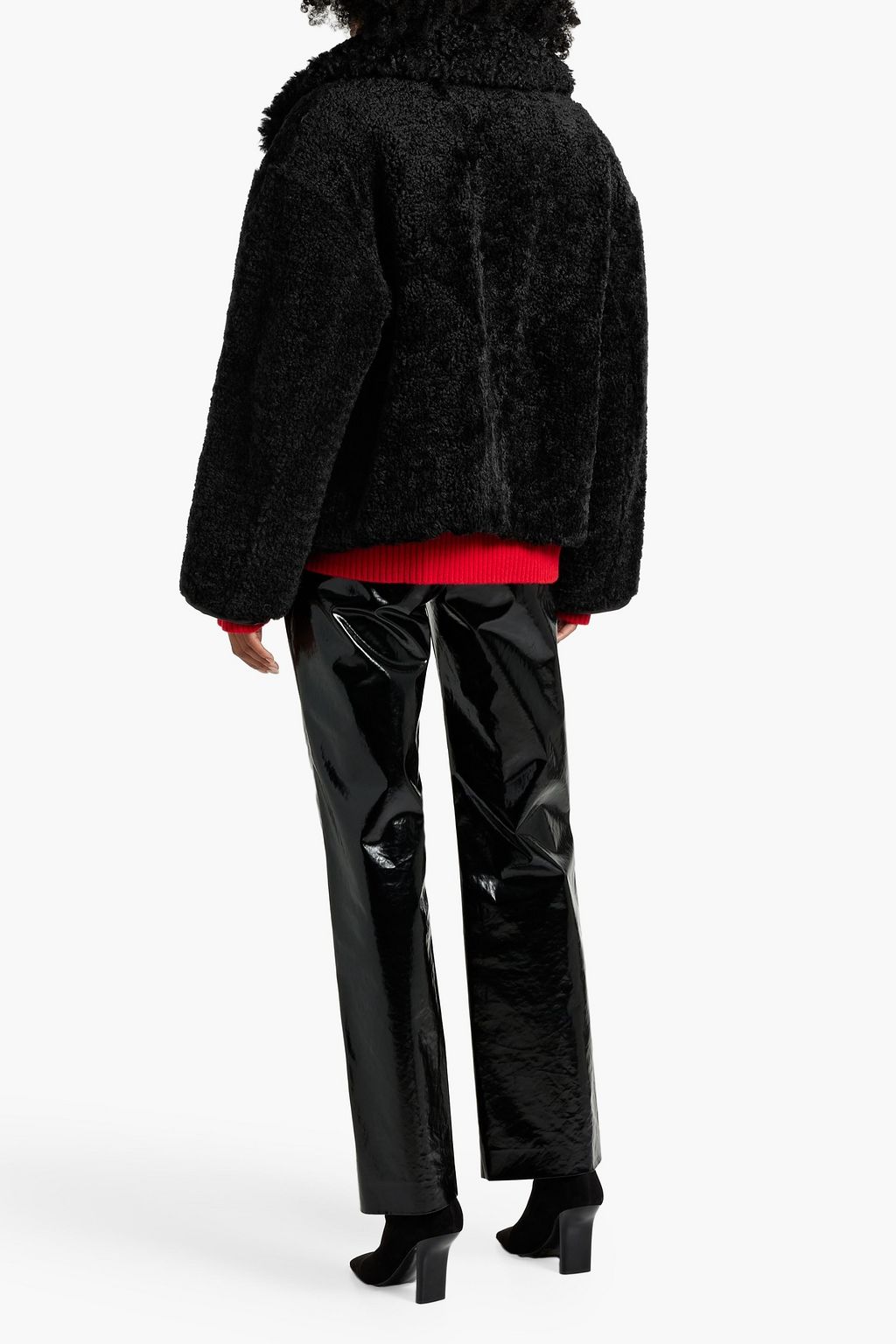 STAND STUDIO Joann faux shearling jacket