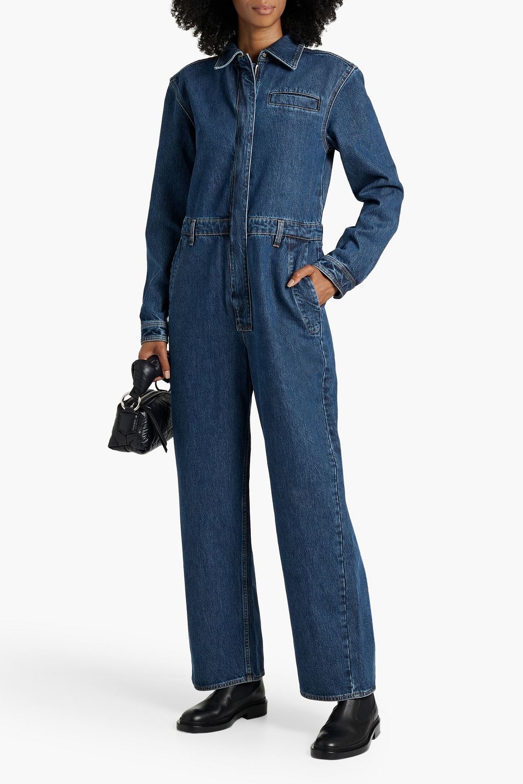 LOULOU STUDIO Panay denim jumpsuit