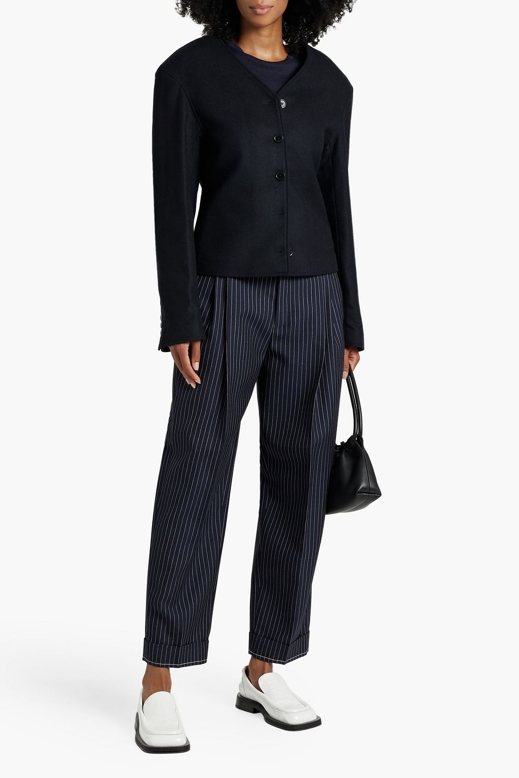 LOULOU STUDIO Vega wool-blend felt jacket