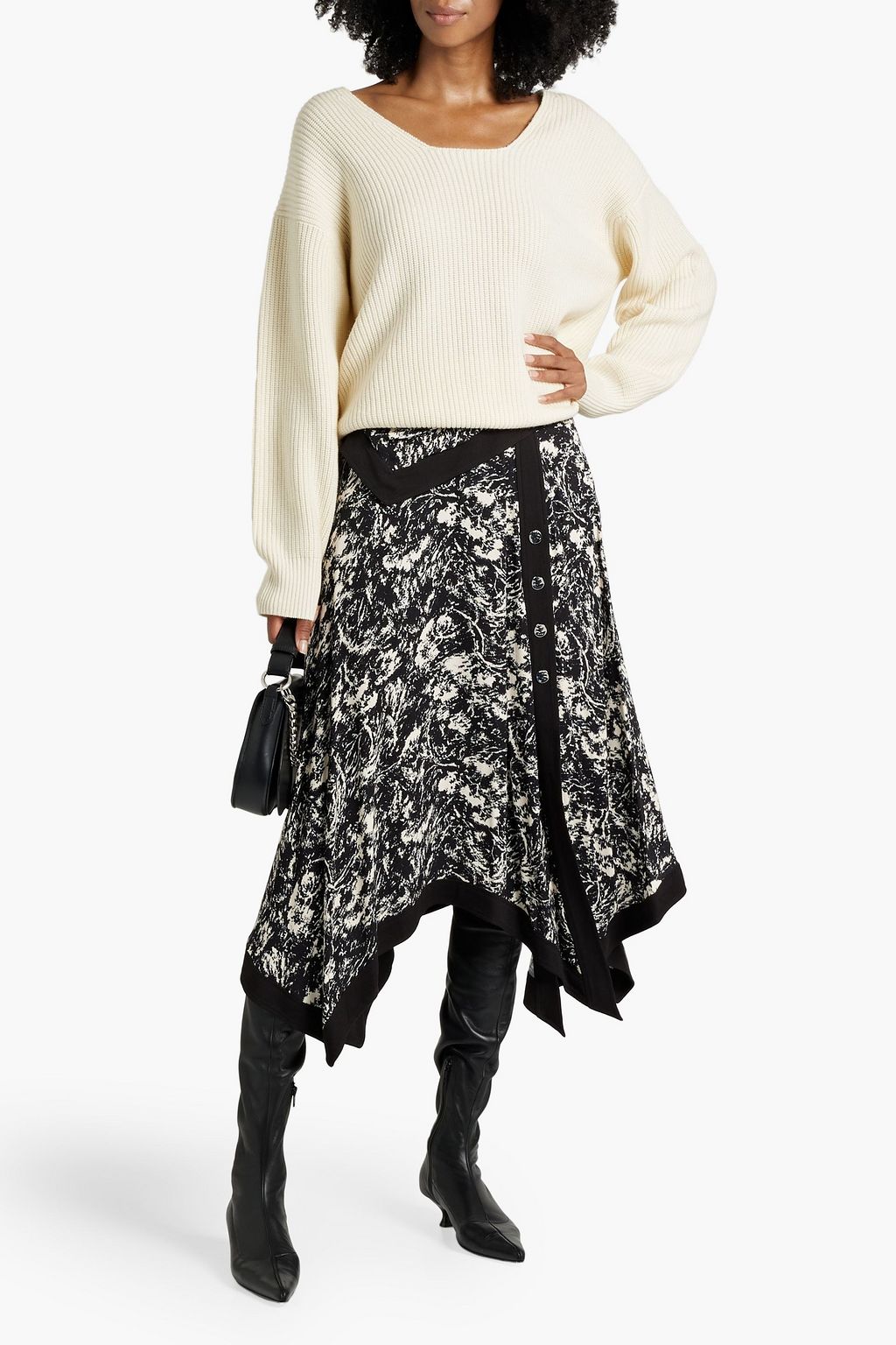 LOULOU STUDIO Nador ribbed wool and cashmere-blend sweater