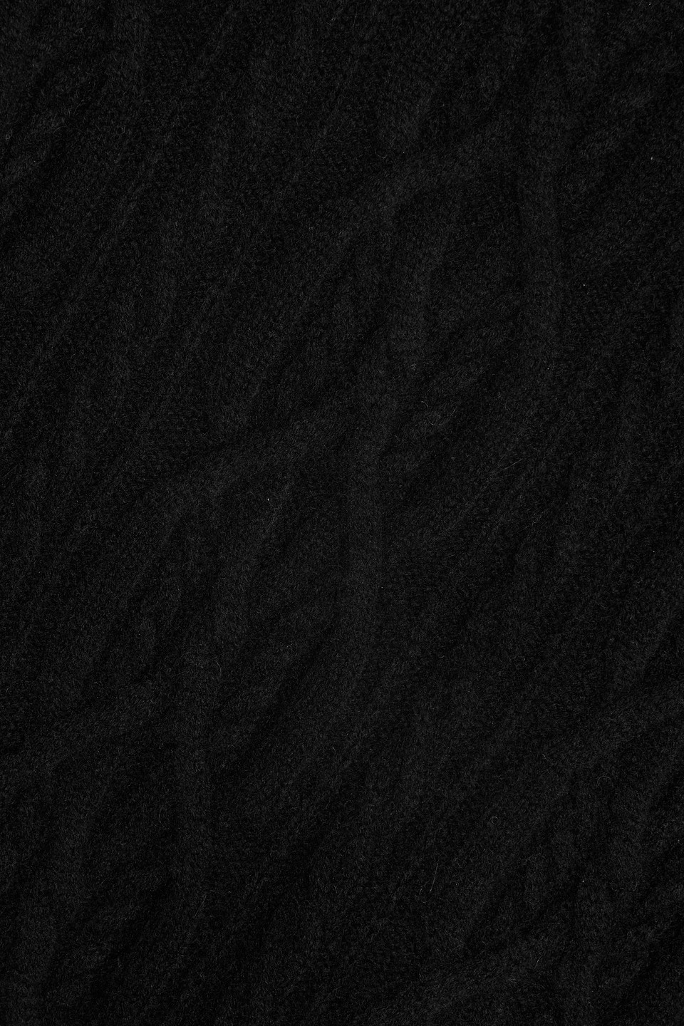 LOULOU STUDIO LAYO CABLE-KNIT CASHMERE TURTLENECK MINI DRESS