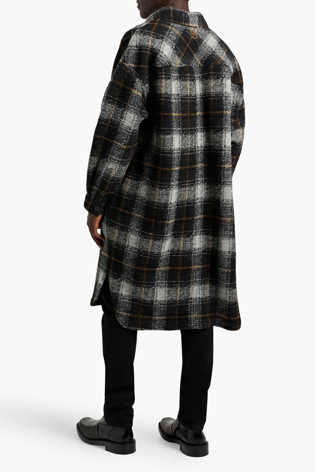 ISABEL MARANT Kotajot checked wool-blend tweed coat
