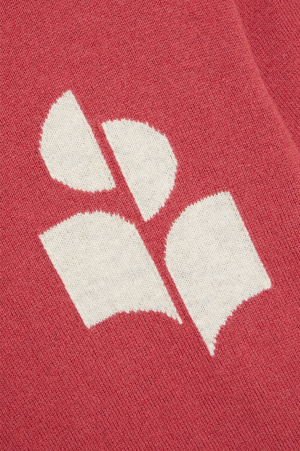 ISABEL MARANT Jacquard-knit cotton and wool-blend sweater