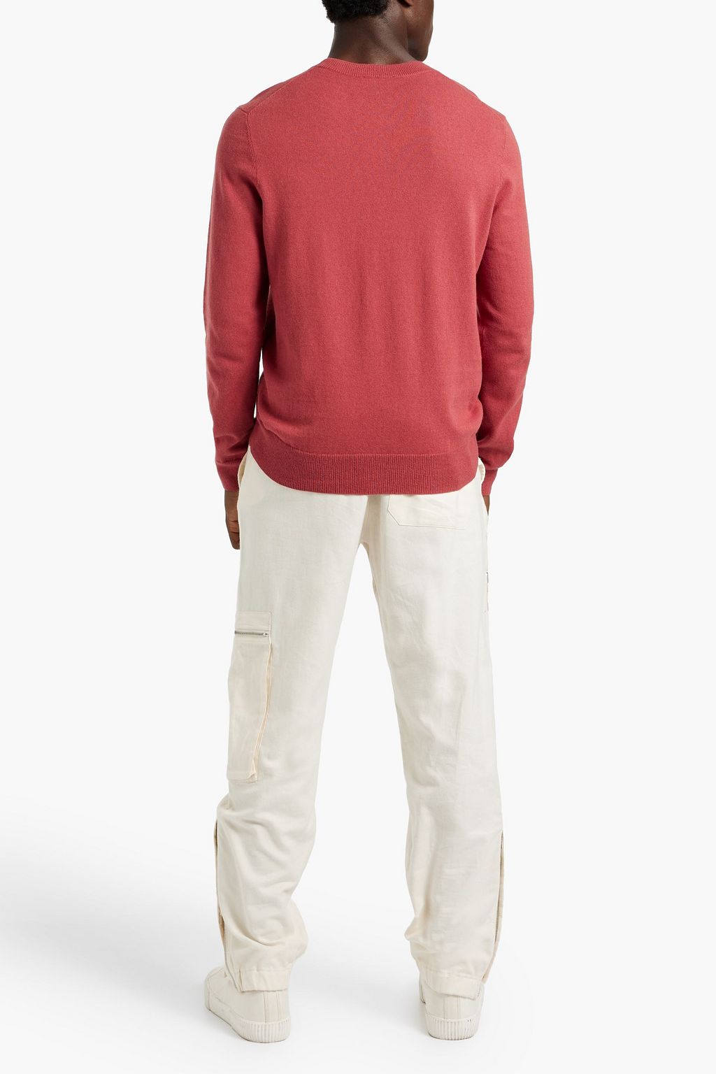 ISABEL MARANT Jacquard-knit cotton and wool-blend sweater