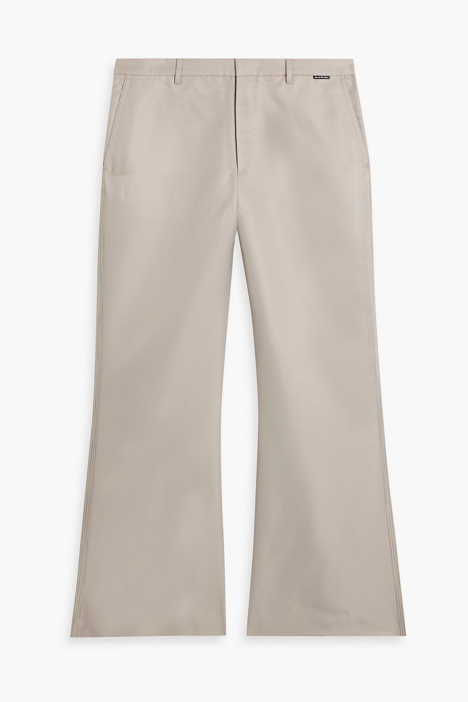 Acne Studios Stretch-cady Pants In Beige