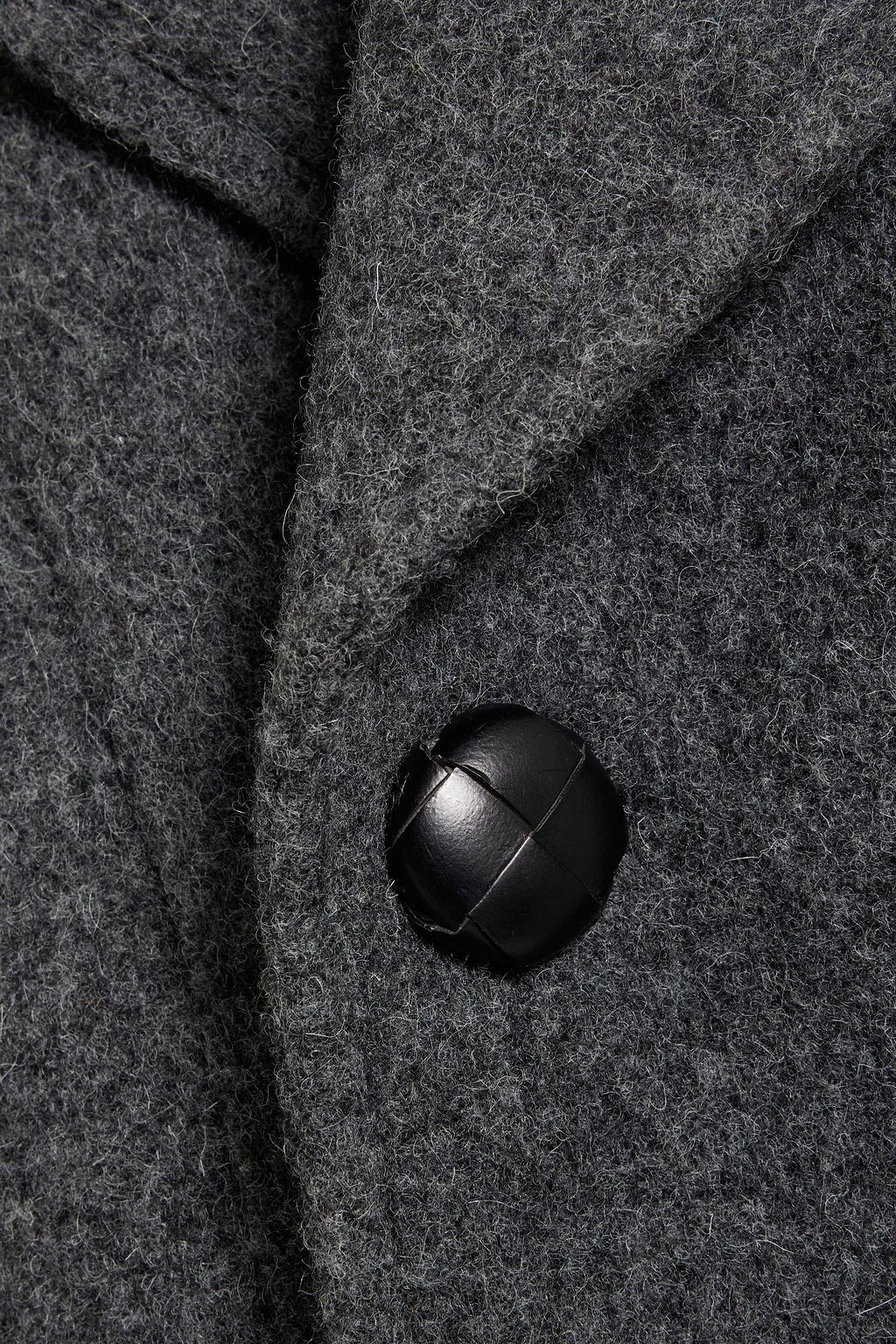ISABEL MARANT Oversized double-breasted brushed wool coat