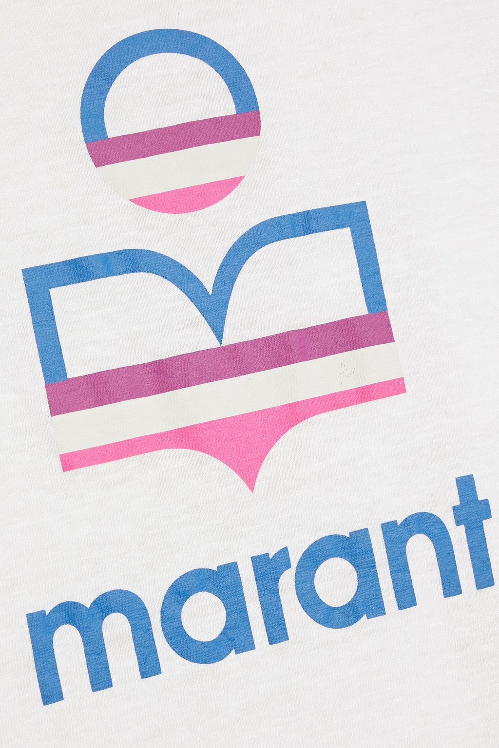 ISABEL MARANT Karman logo-print linen-jersey T-shirt