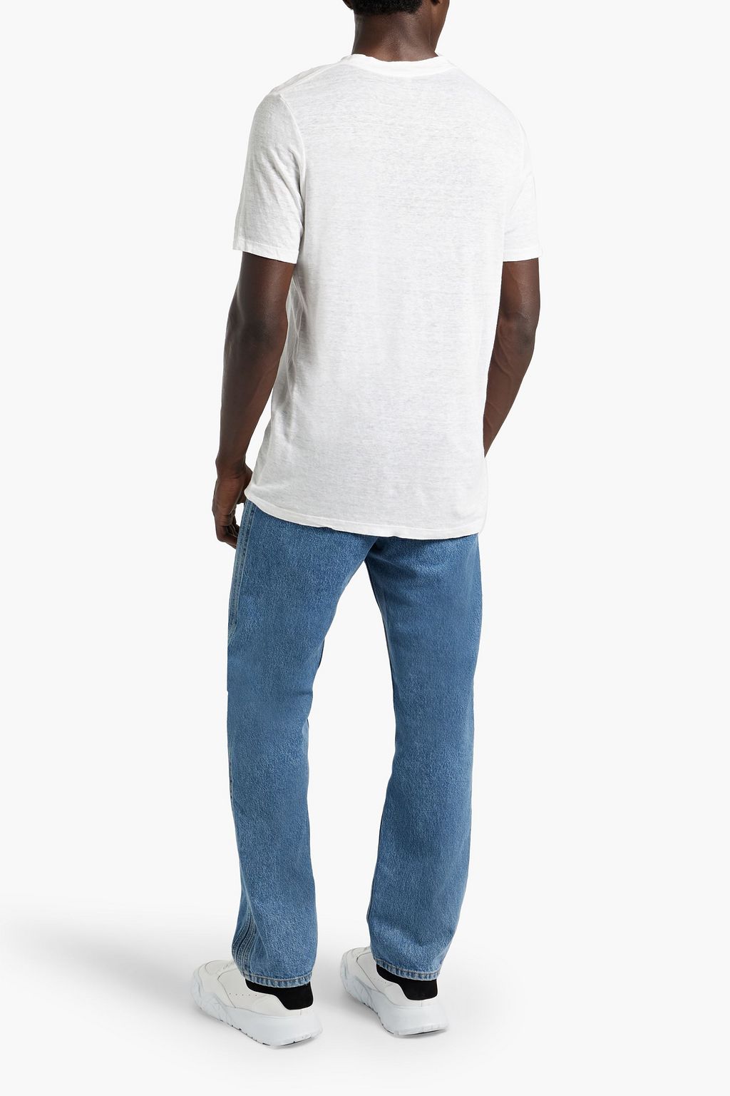 ISABEL MARANT Karman logo-print linen-jersey T-shirt