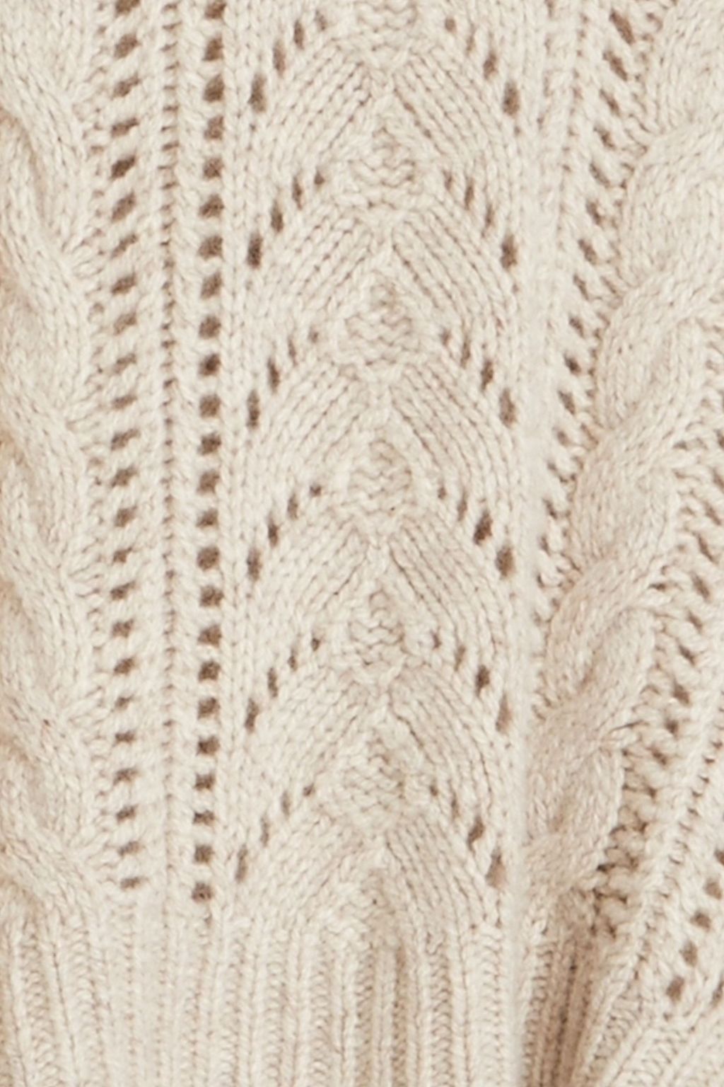 AUTUMN CASHMERE كنزة رياضية مصنوعة من الكشمير بحبكة مجدولة