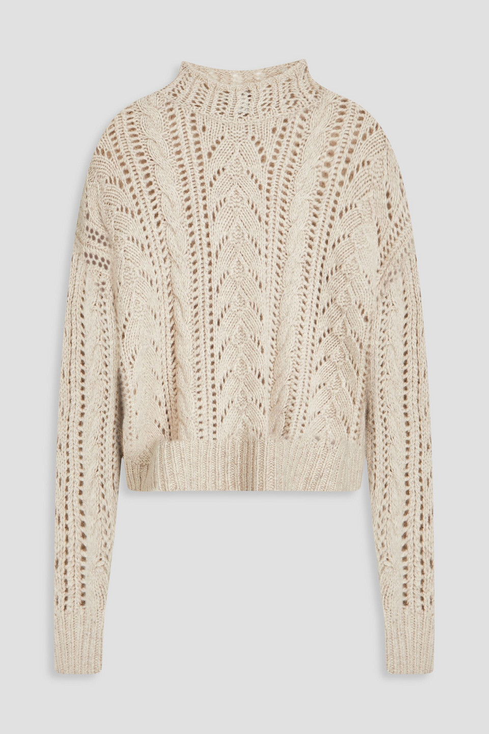 Autumn Cashmere Cable-knit Cashmere Jumper In Neutral