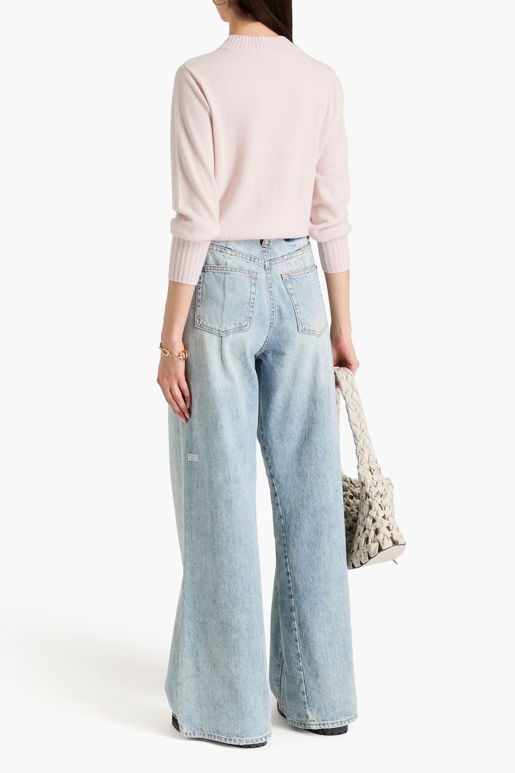 N.PEAL Mélange cashmere sweater