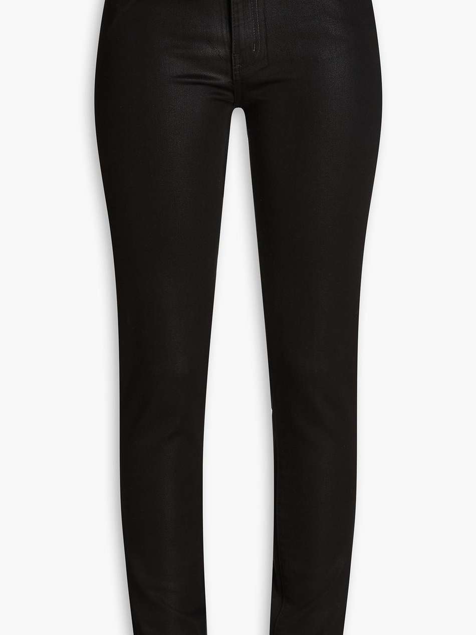 high-rise skinny jeans