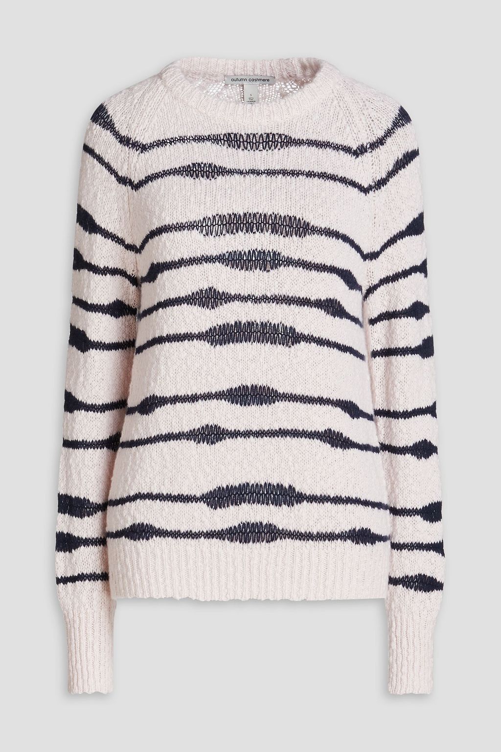 Autumn cashmere striped sweater store