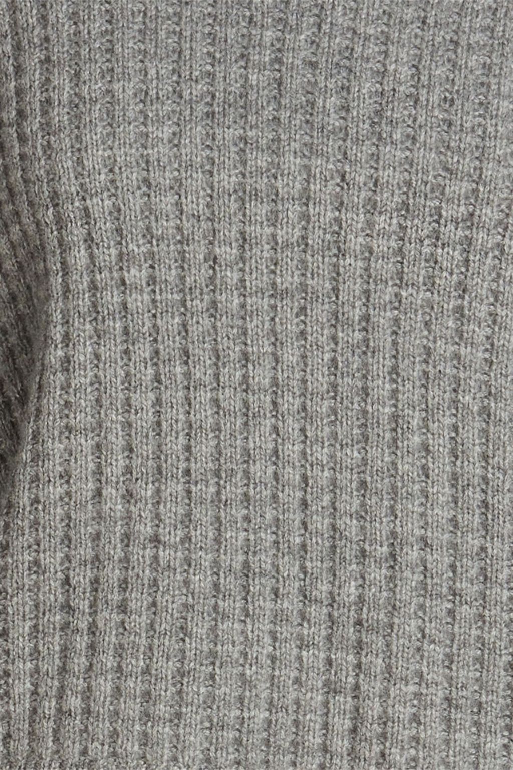 AUTUMN CASHMERE كنزة رياضية من الكشمير بنمط نسيج محبوك بنمط وافل