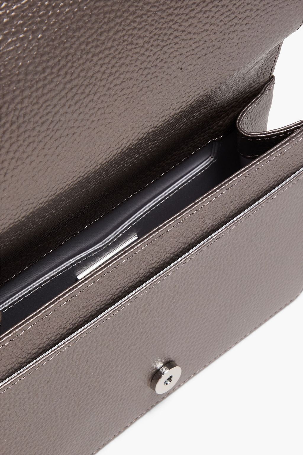 JUDITH LEIBER COUTURE Cricket crystal-embellished pebbled-leather clutch