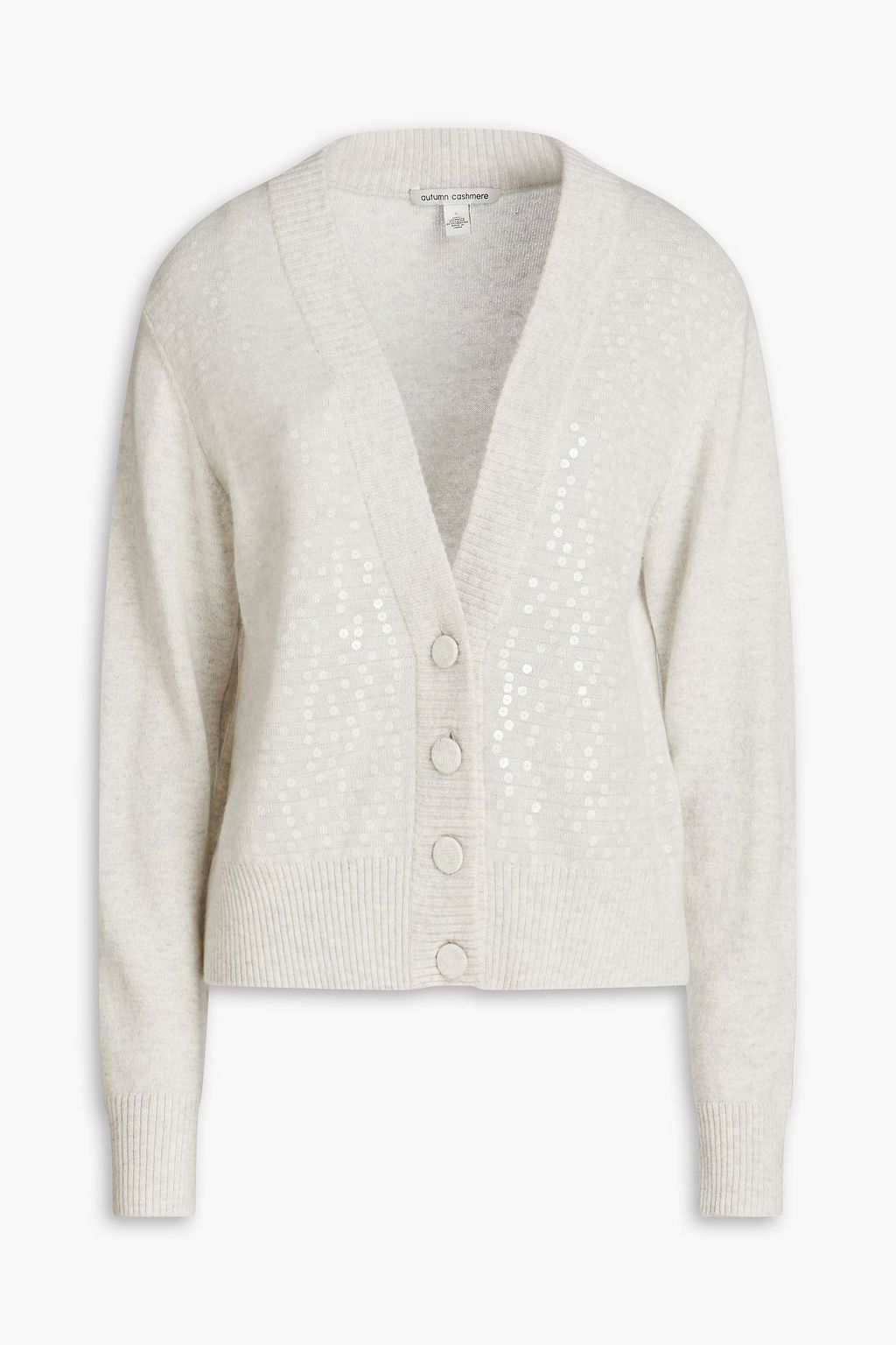 AUTUMN CASHMERE カシミヤ カーディガン スパンコール付き | THE  