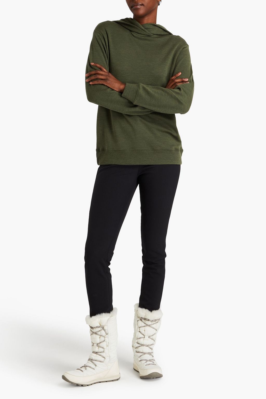 WE NORWEGIANS Tind merino wool hoodie