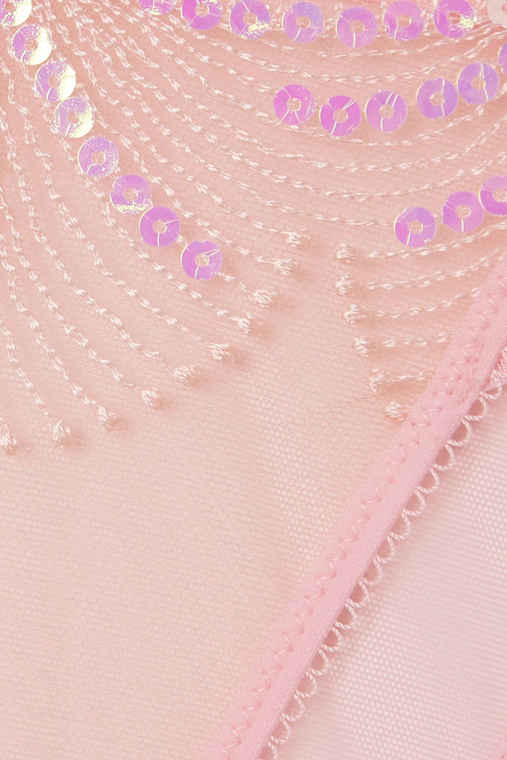 AGENT PROVOCATEUR 퀴니 시퀸 장식 튤 브리프