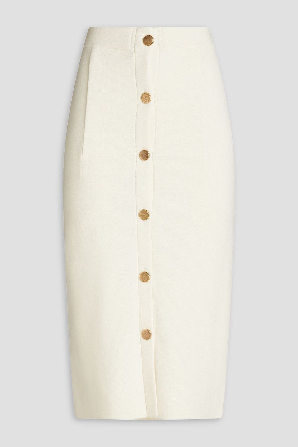 Cashmere midi skirt
