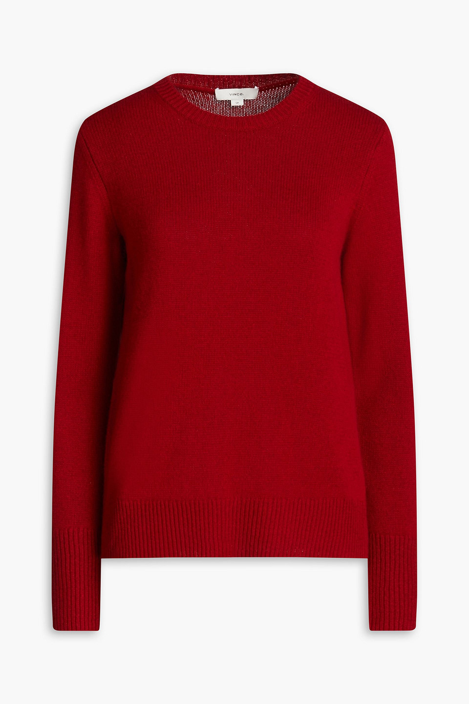 Vince Cashmere Sweater In Claret