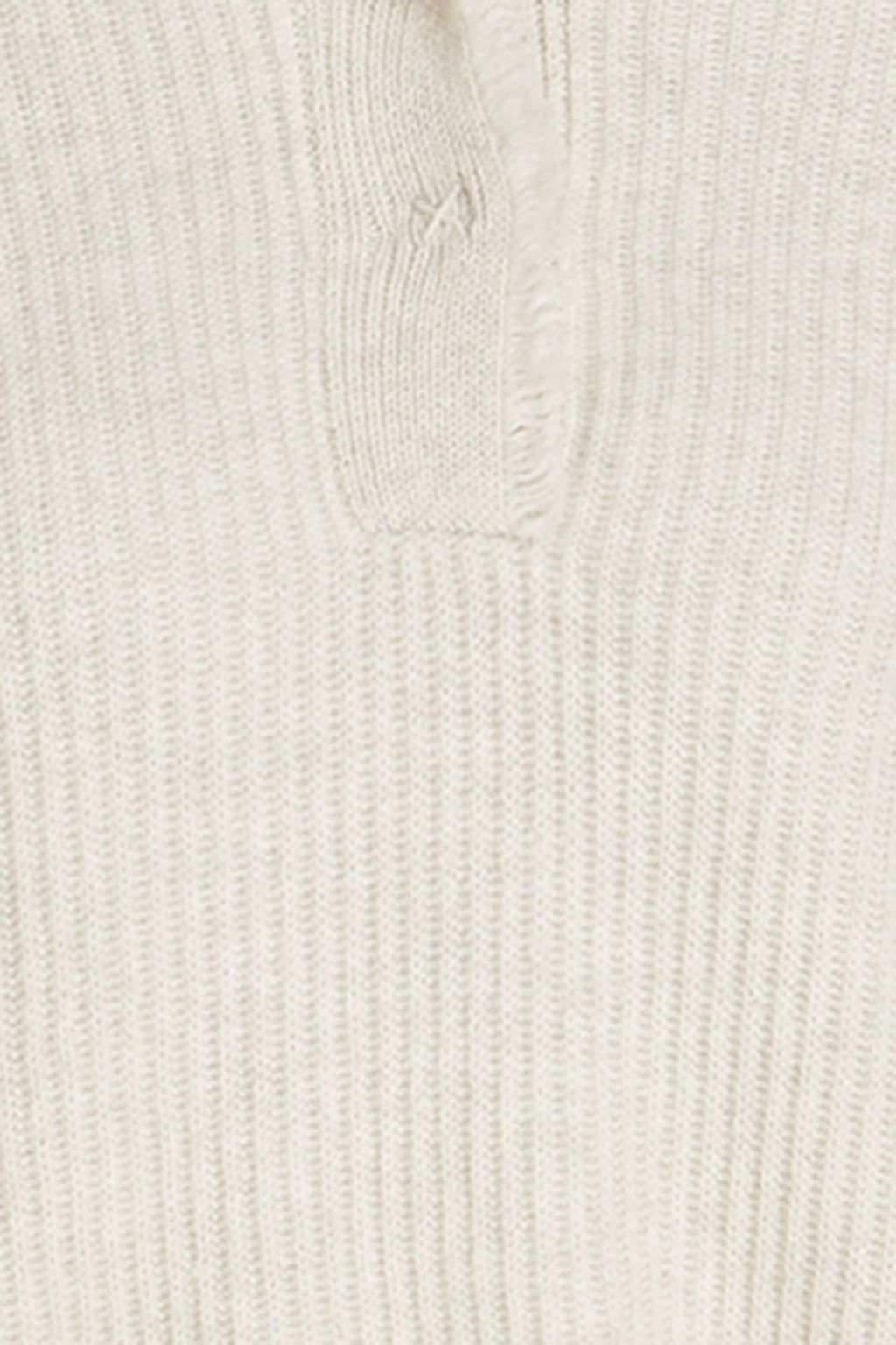 AUTUMN CASHMERE كنزة هودي من الكشمير بحواف منسّلة
