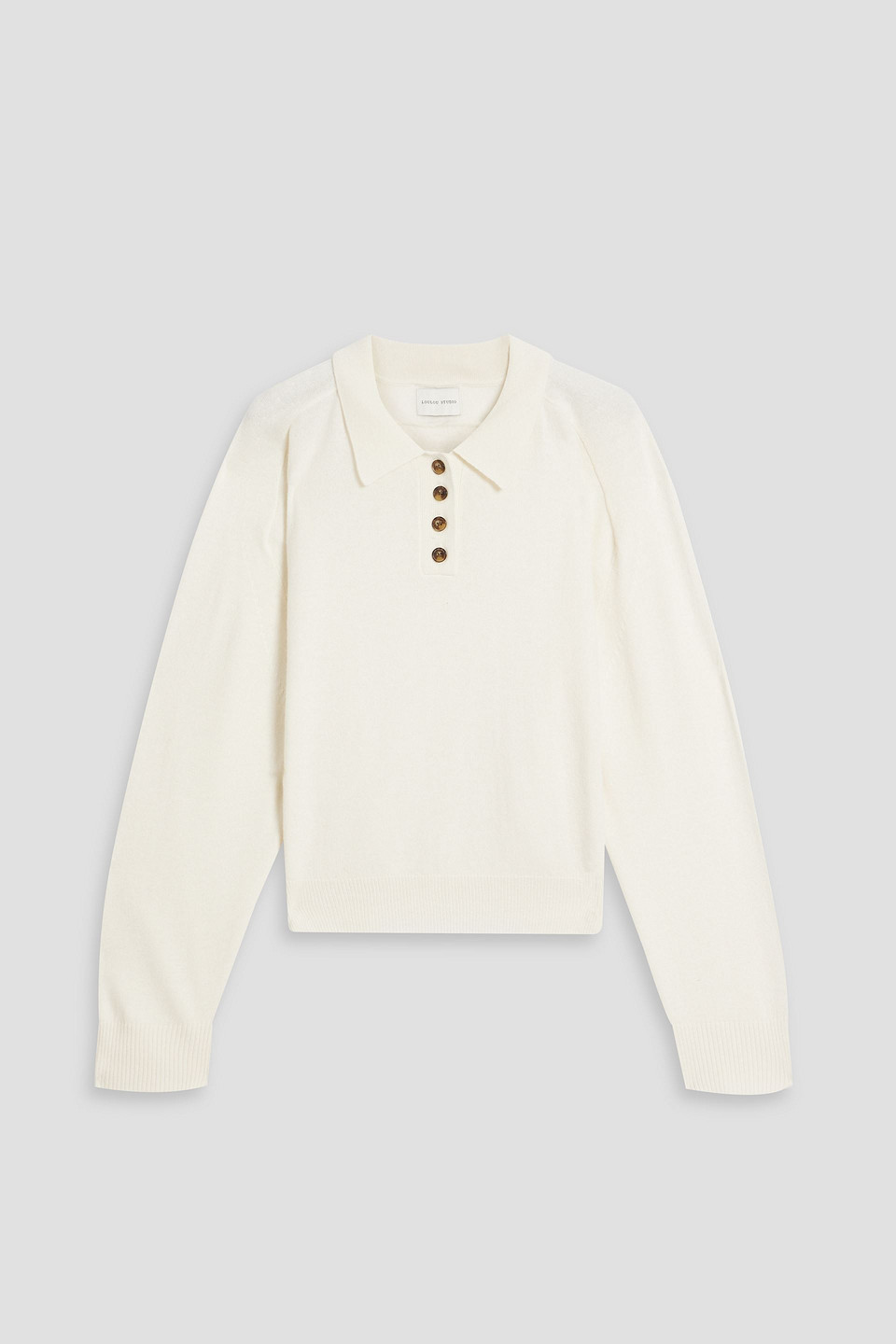 Loulou Studio Forana Cashmere Sweater In Ivory