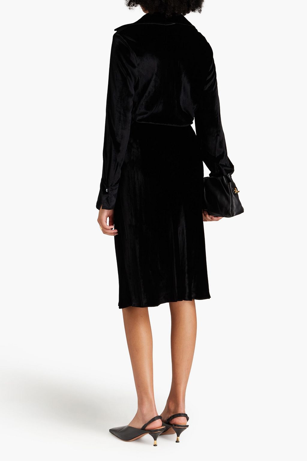 VINCE. Velvet skirt