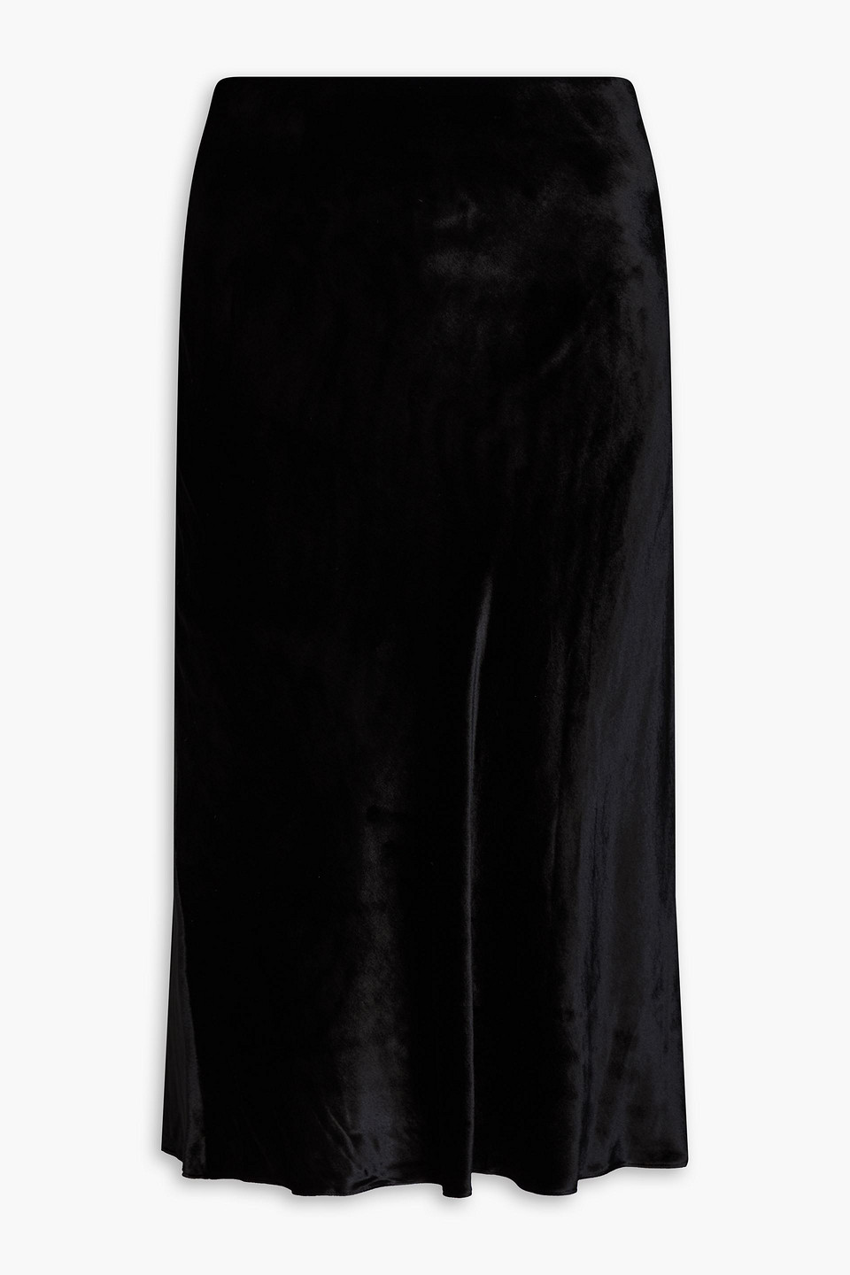 Vince Velvet Skirt In Black